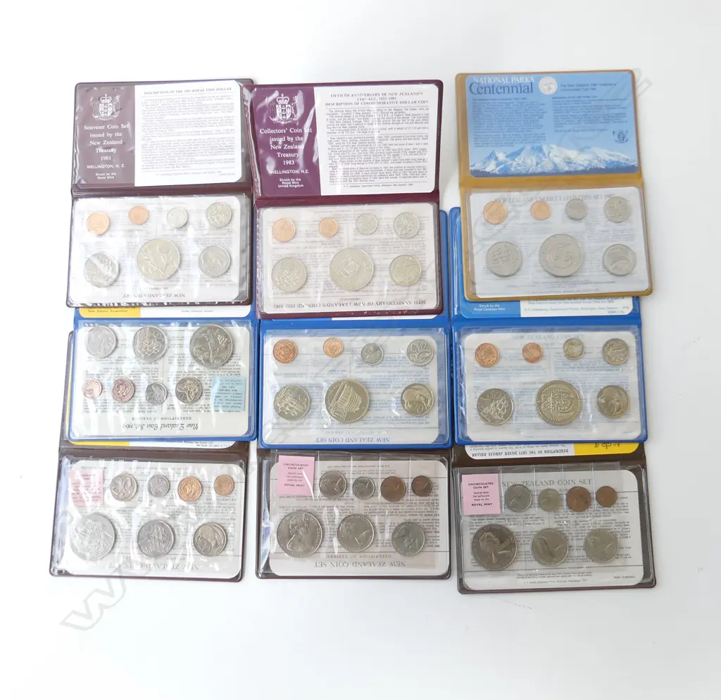9 NZ COIN ISSUES Image 1++