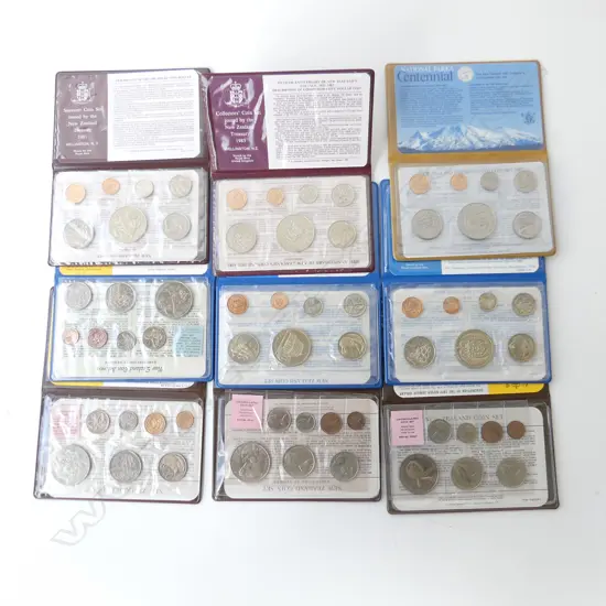 9 NZ COIN ISSUES