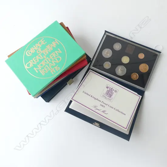 8 UK COIN SETS