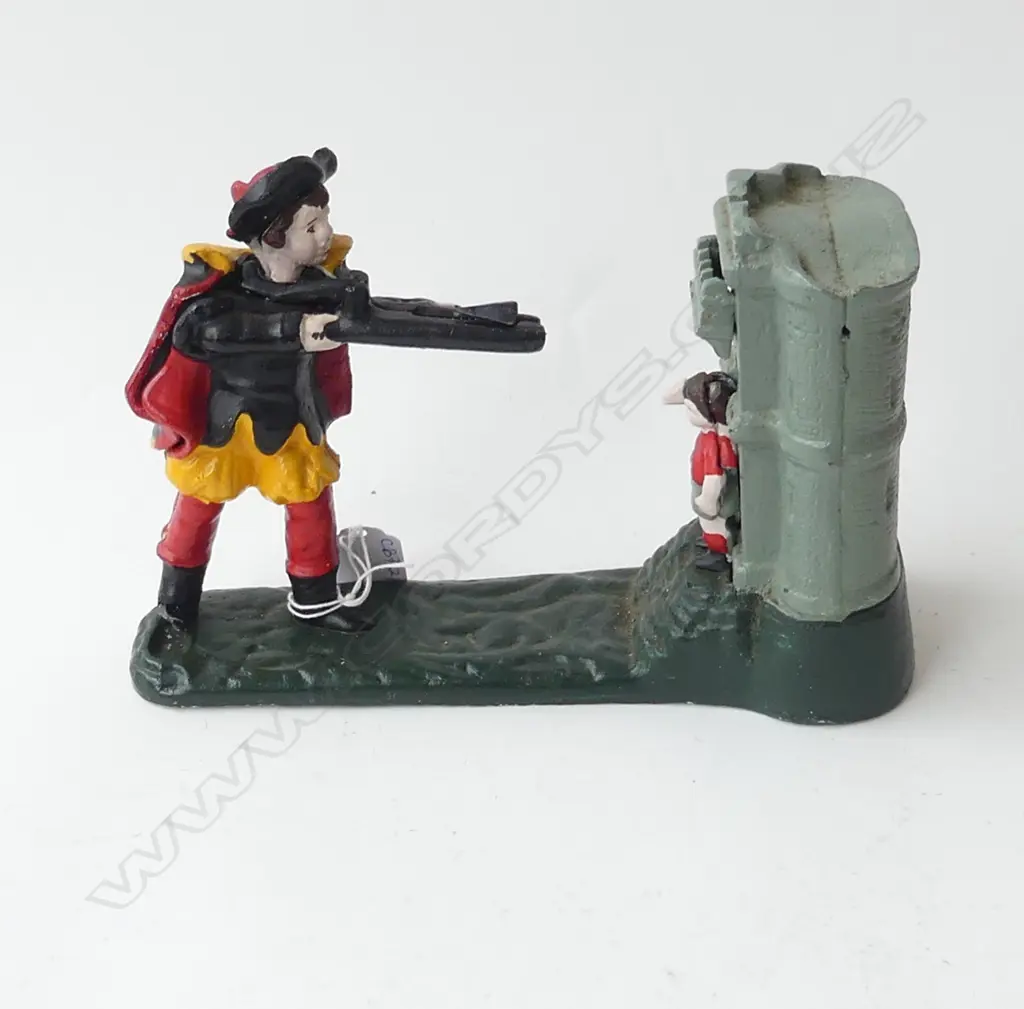 REPRO CAST IRON SHOOTING TOY W.240mm Image 1++