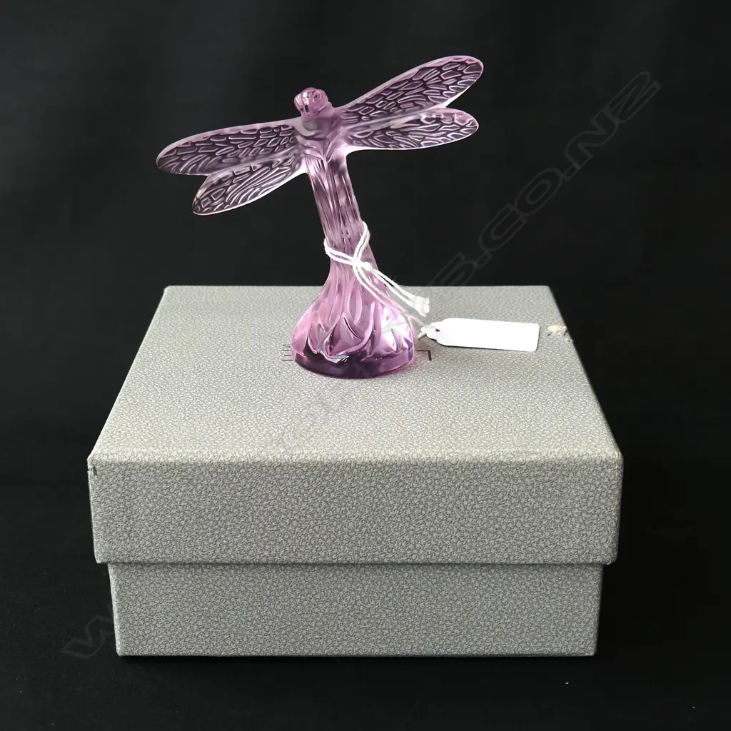 LALIQUE DRAGONFLY H.90mm, boxed Image 1++