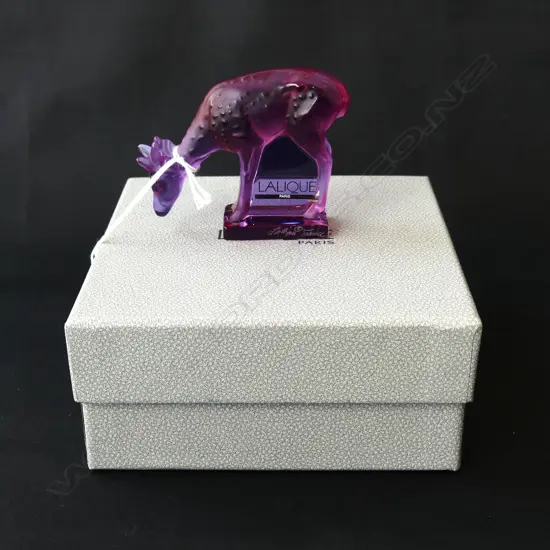 LALIQUE DEER H.65mm, boxed
