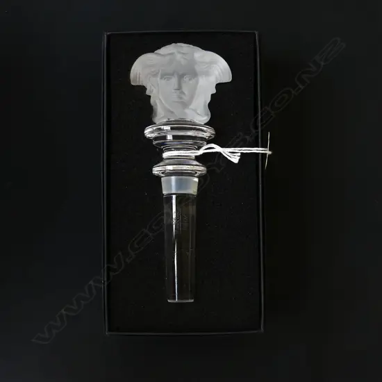 ROSENTHAL VERSACE STOPPER H.130mm, BOXED