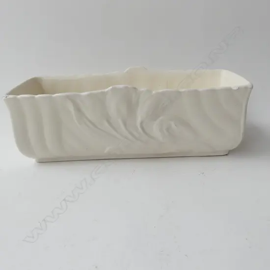 ENGLISH SPODE CREAM MANTLE VASE 300 x 120mm (marks)