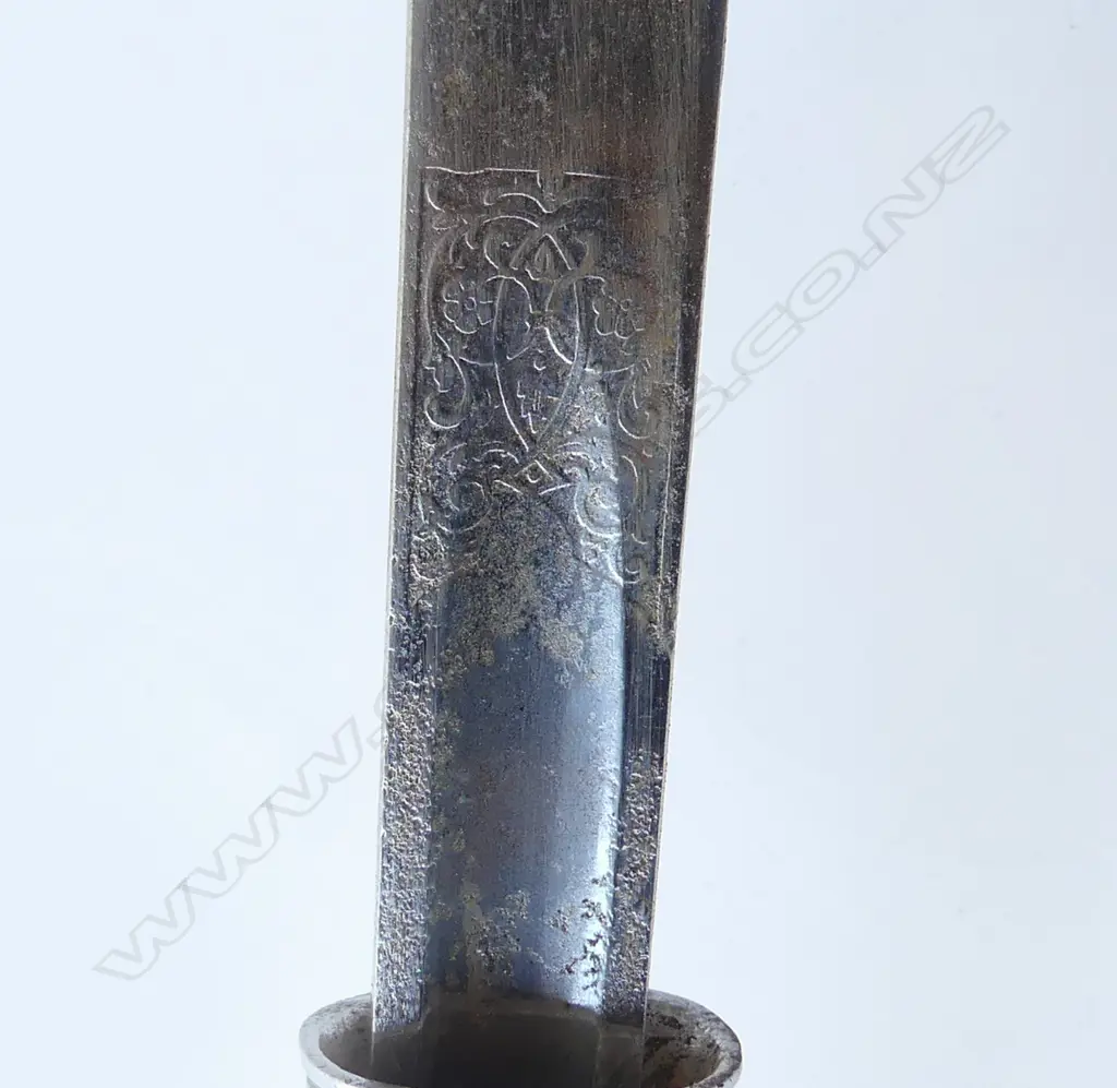 1897 PATTERN EDWARD 7TH DRESS SWORD,LATER CHROMING ( NEEDS ATTENTION) SHAGREEN GRIP. L.1000mm Image 1++