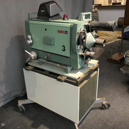 VINTAGE EMI TV FILM CAMERA L.880mm + TROLLEY