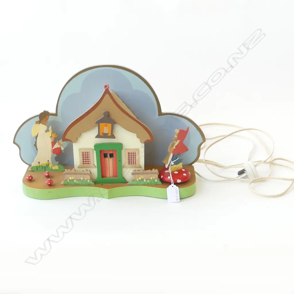 VINTAGE CHILDRENS 'COTTAGE' LAMP MADE IN HOLLAND 420x100x255mm Image 1++