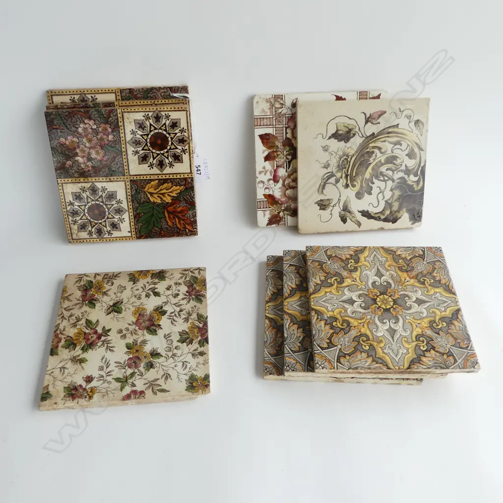 9 VICTORIAN TILES 155x155mm 1 AF Image 1++