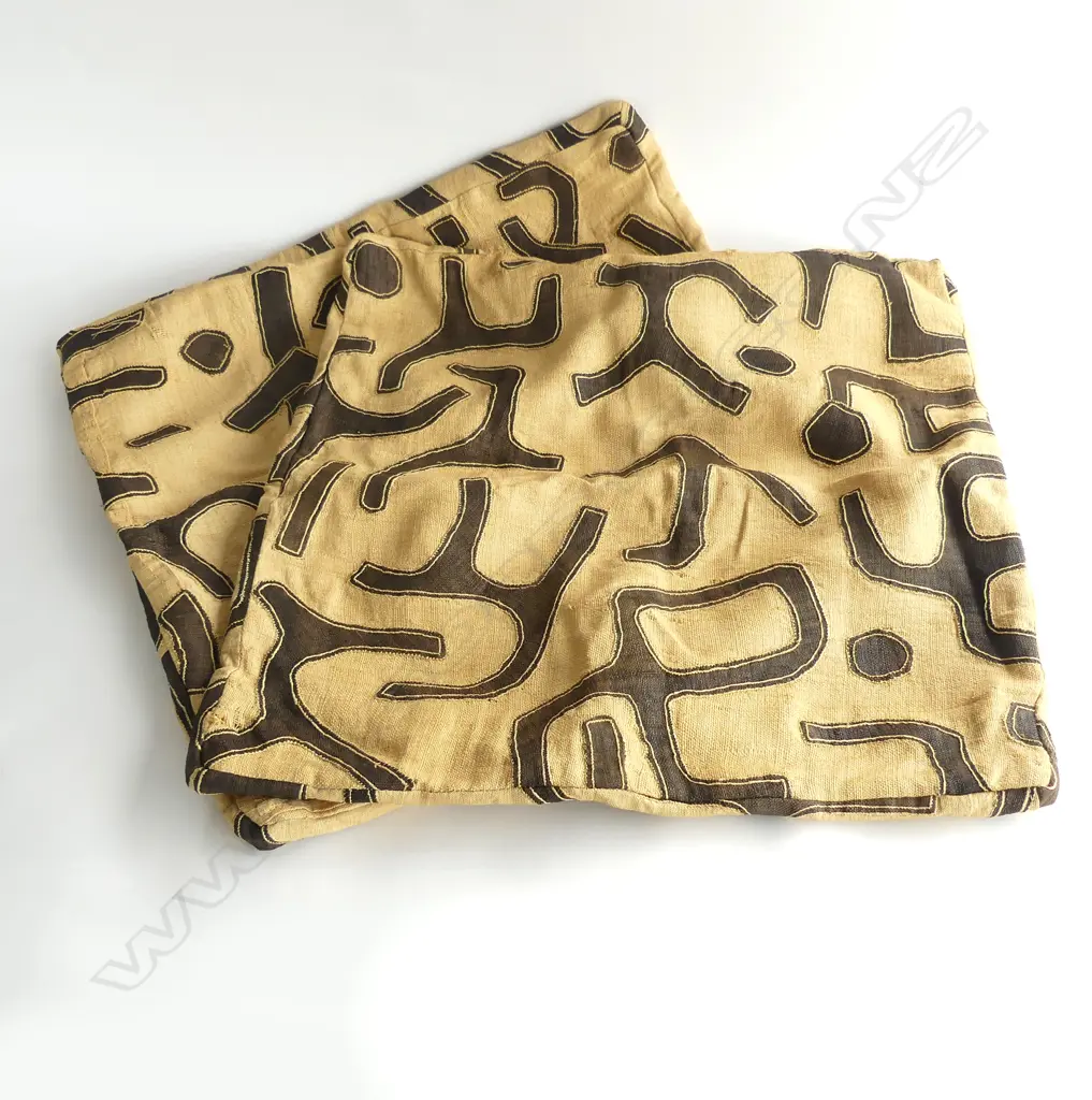 2 KUBA CLOTH CUSHION COVERS 550x550mm Image 1++