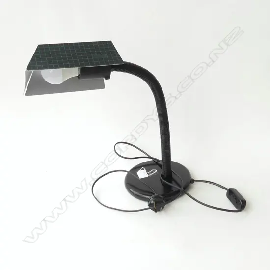 TARGETTI ITALIAN 1970'S INDUSTRIAL STYLE DESIGNER TABLE LAMP H.420mm