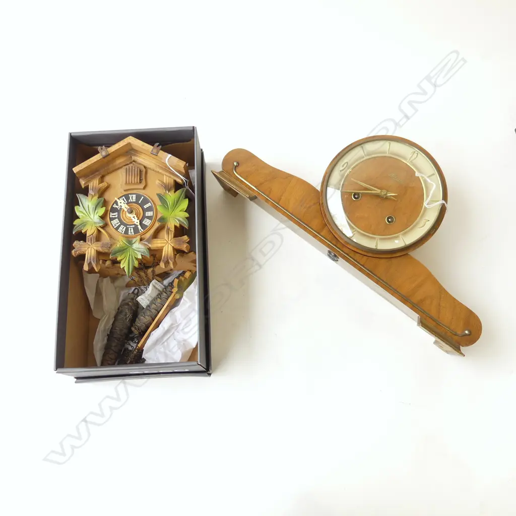 PR CLOCKS, COOKOO CLOCK & MINUETTE MANTLE CLOCK Image 1++