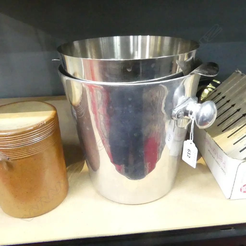 2 CHAMPAGNE BUCKETS H.200mm Image 1++