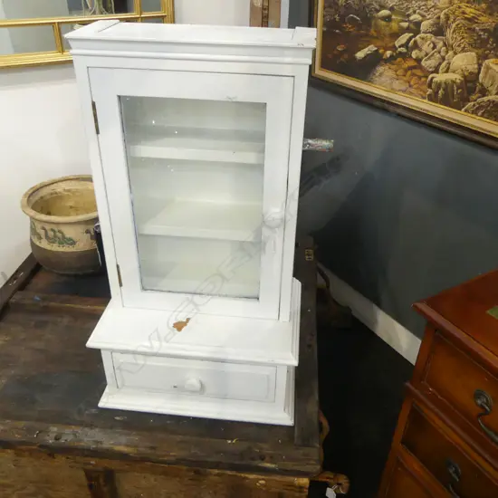 WHITE PAINTED CABINET 395x250x690mm