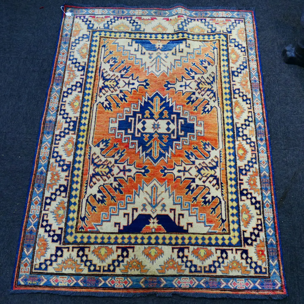HAND KNOTTED WOOL PILE RUG 1700x1250mm Image 1++