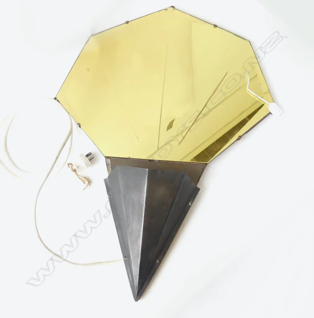 DECO SCONCE WALL LIGHT w. MIRROR 770x560mm Image 1++