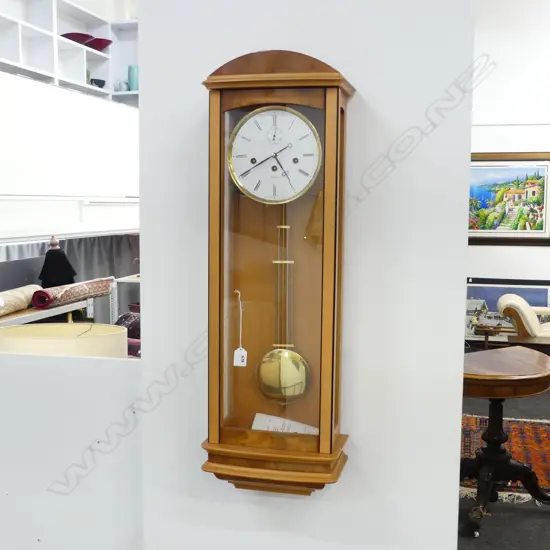 GERMAN 'KIENINGER' WALL CLOCK H.840mm