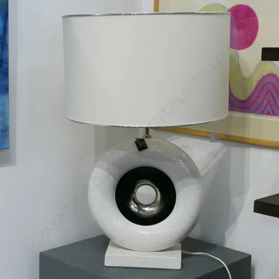 LG CONTEMPORARY WHITE TABLE LAMP H.780mm 'MILLENNIO' MADE IN ITALY