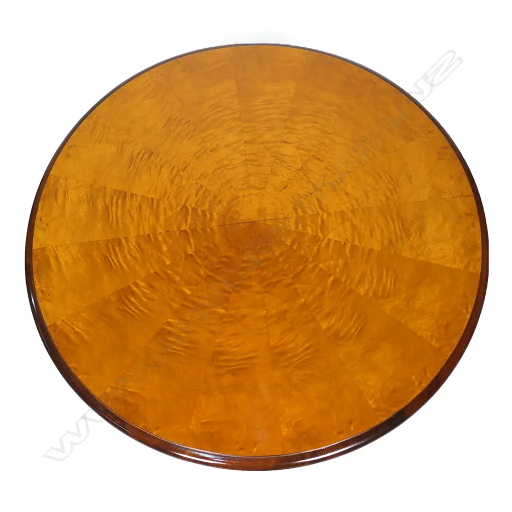 MAHOGANY CIRCULAR SIDE TABLE 635mm dia, H.550mm Image 1++