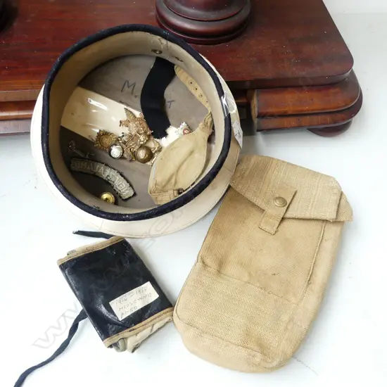 SAILORS HAT ARMY SEWING SET POUCH & HAT BADGES