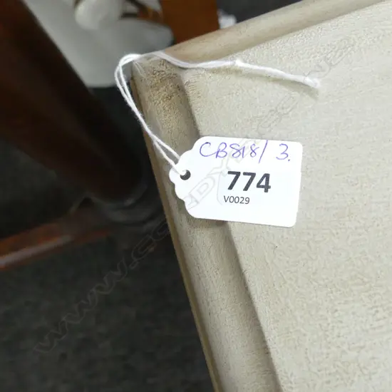 PAINTED SQUARE SIDE TABLE 615x615x450mm