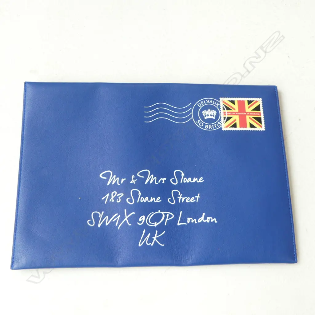 DELVAUX 'MR & MRS SLOANE' ENVELOPE BAG 185x265mm + DUST BAG Image 1++
