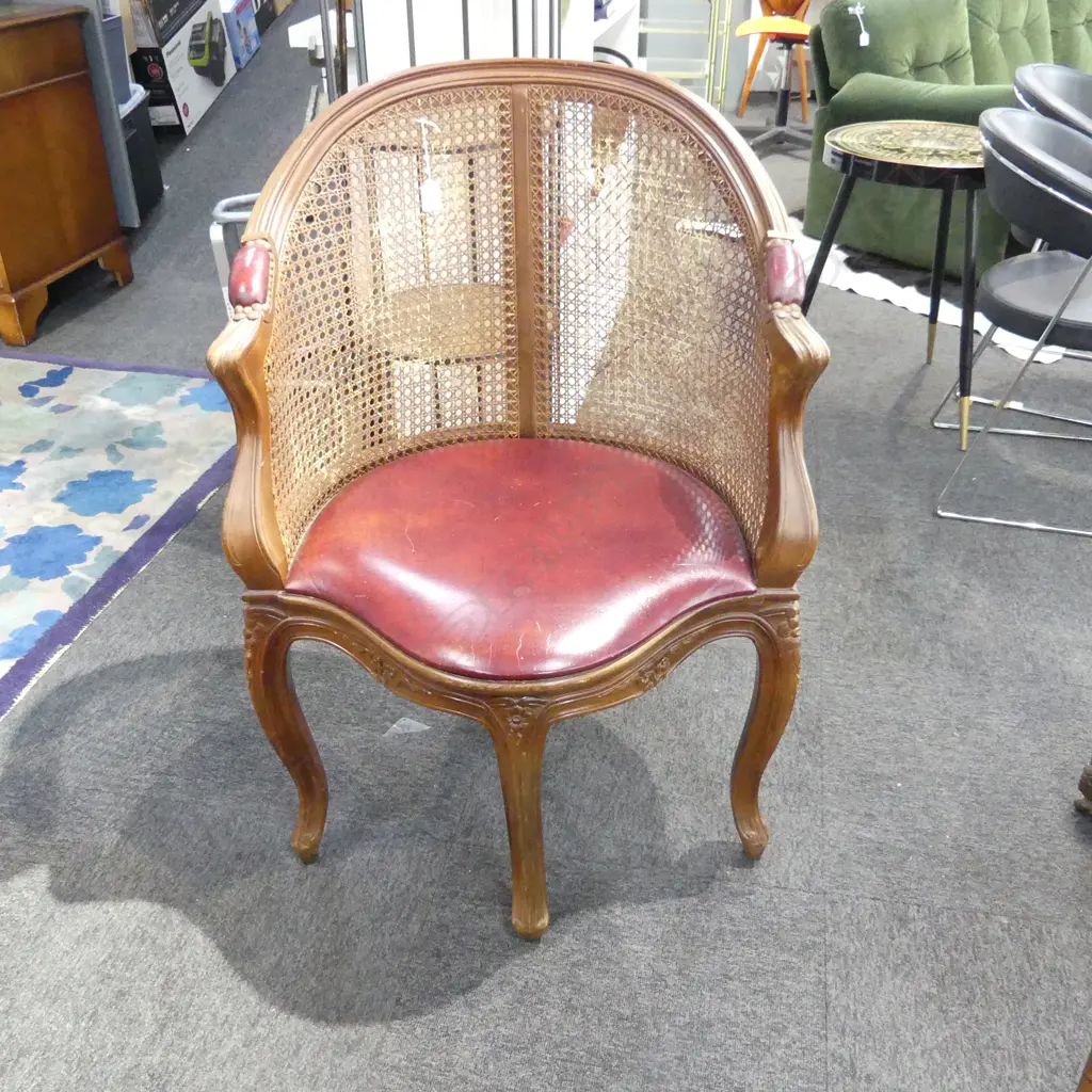 CANED BACK ARMCHAIR Image 1++