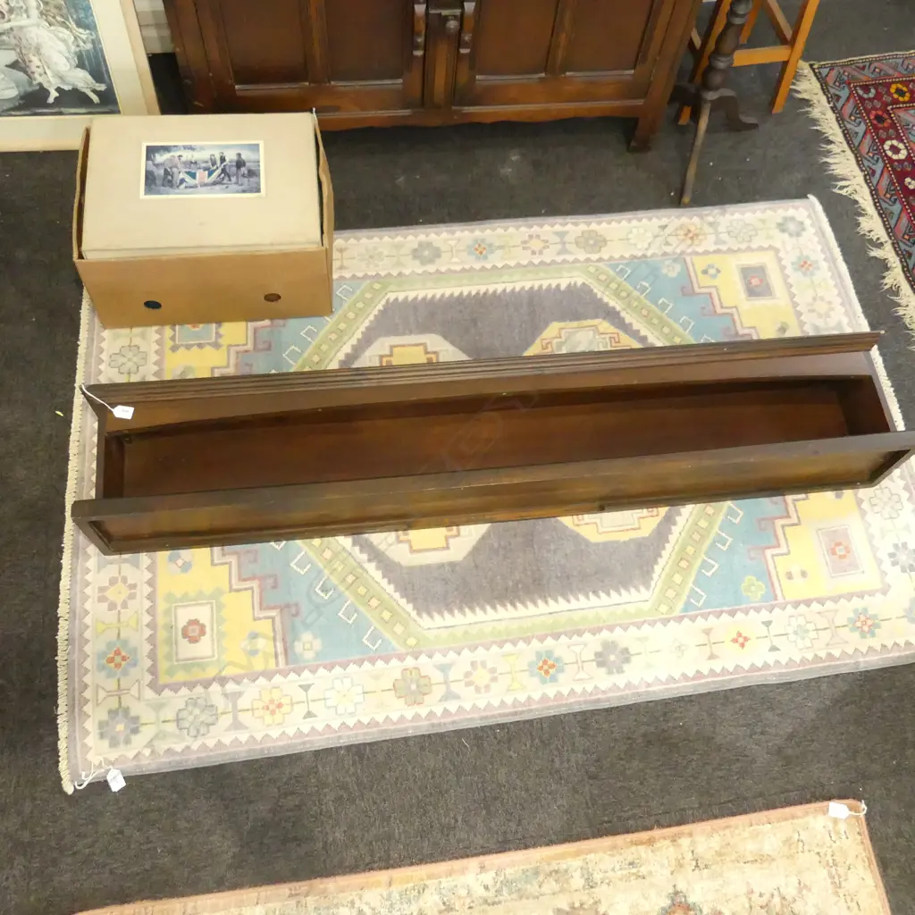 LONG WOODEN SHELF 1640x220x270mm Image 1++