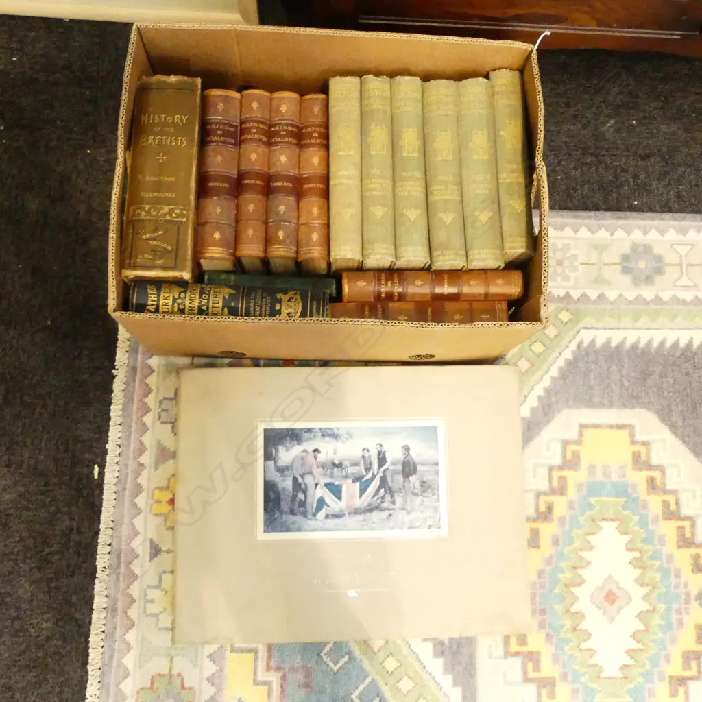 BOOKS; HISTORY & BIOGRAPHY INCL. WILLIAM STRUTT (CASED) Image 1++