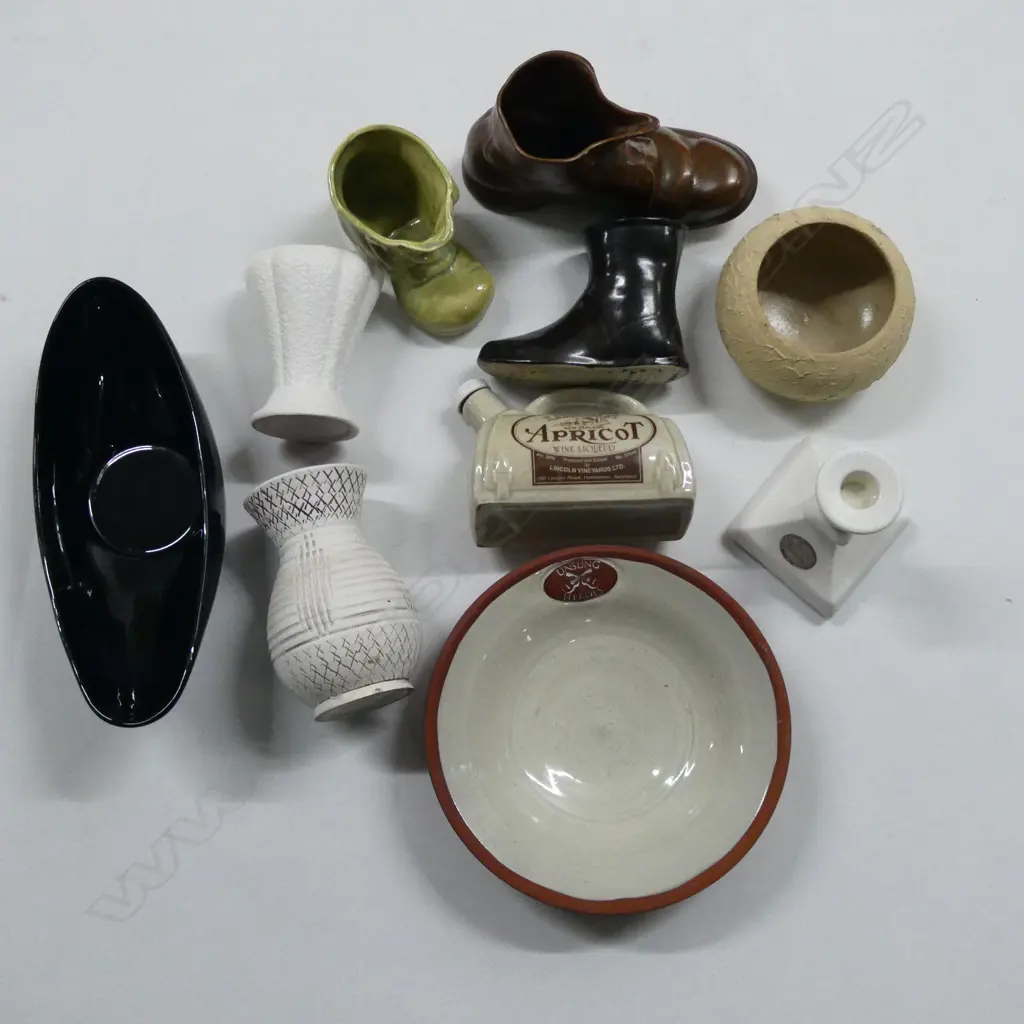 ASST. STUDIO POTTERY; TEMUKA BOOTS ETC Image 1++