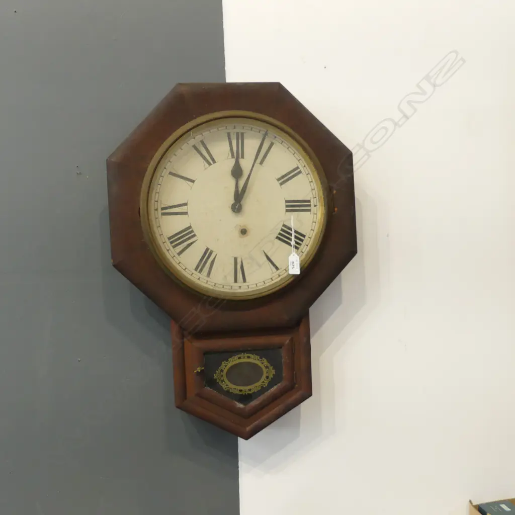 ANTIQUE ANSONIA WALL CLOCK H.630mm Image 1++