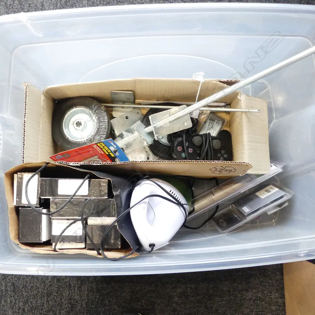 BOX HARD WARE for building kid's trolley + Walker & Hall empty cutlery boxes etc Image 1++