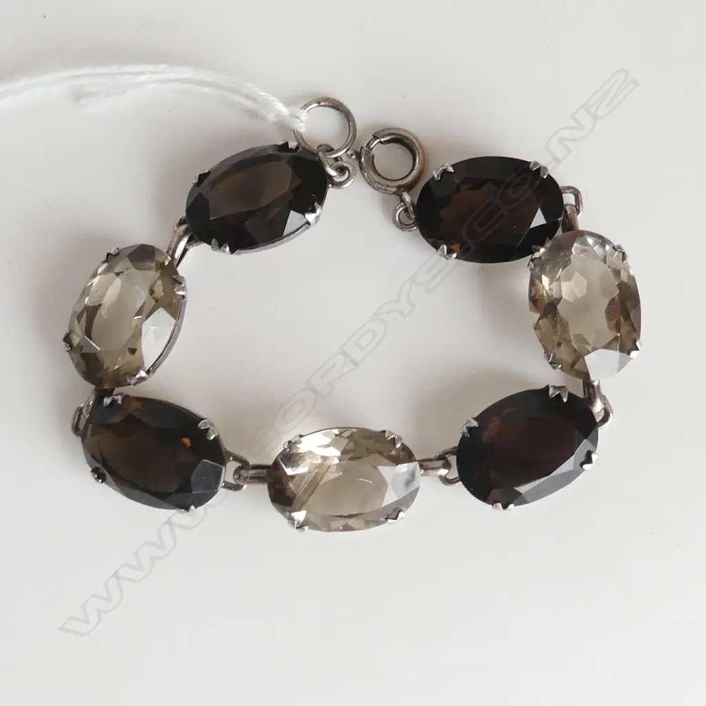STG & SMOKEY QUARTZ BRACELET Image 1++
