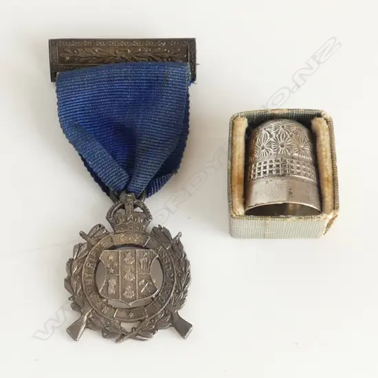 NZ S/S MEDAL MAKER BOCH & DORCAS THIMBLE 
