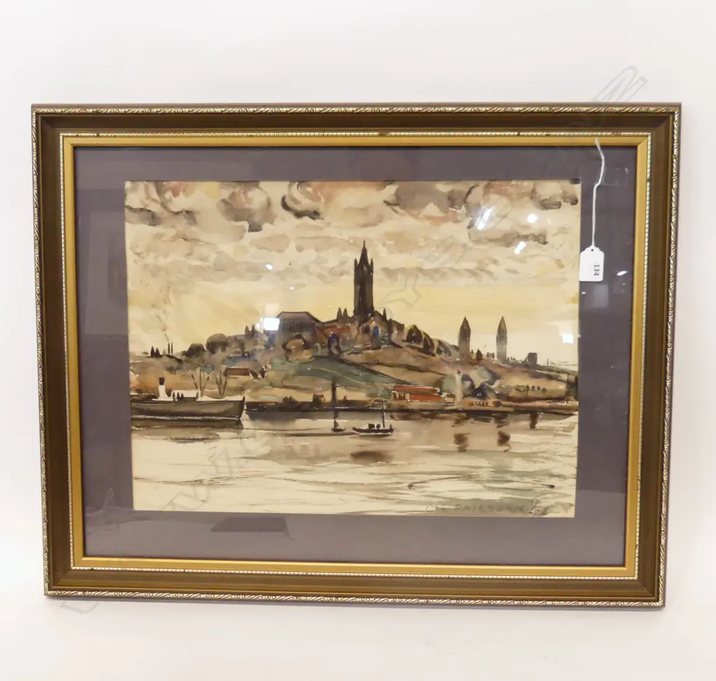 GEOFF FAIRBURN 'PARIS' WC 1949 360x480mm Image 1++