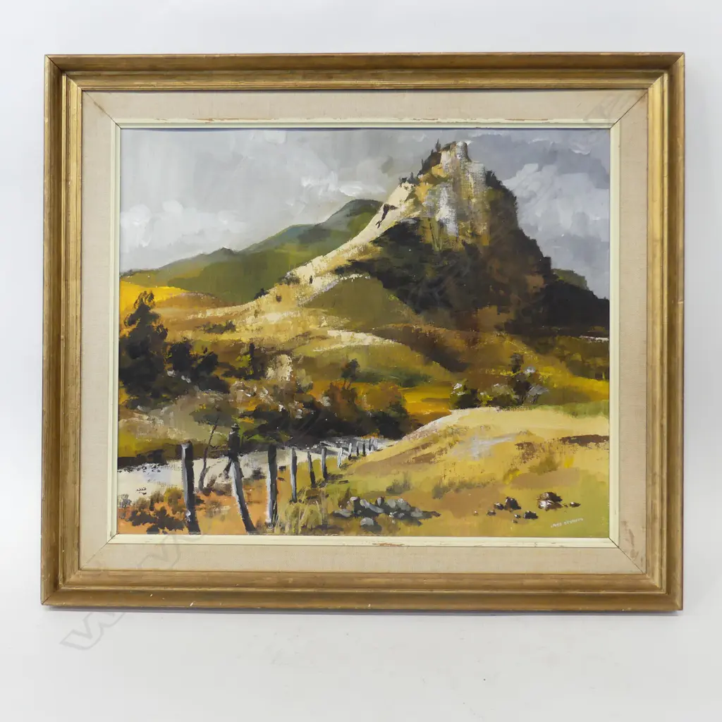 LANCE O'GORMAN 'MT MANAIA, WHANGAREI HEADS' OIL ON BOARD 495x595mm Image 1++