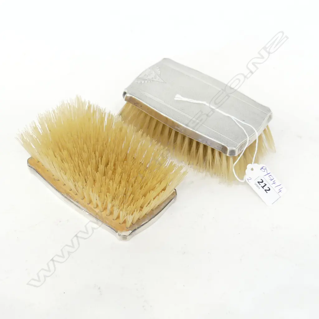 2 STG SILVER BRUSHES B'HAM Image 1++