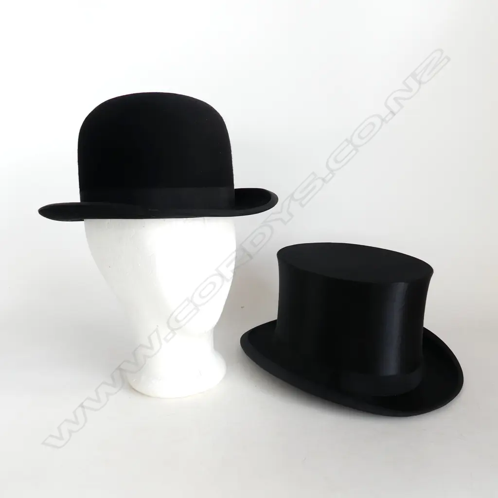 2 HATS, 1 TOP HAT, 1 BOWLER Image 1++