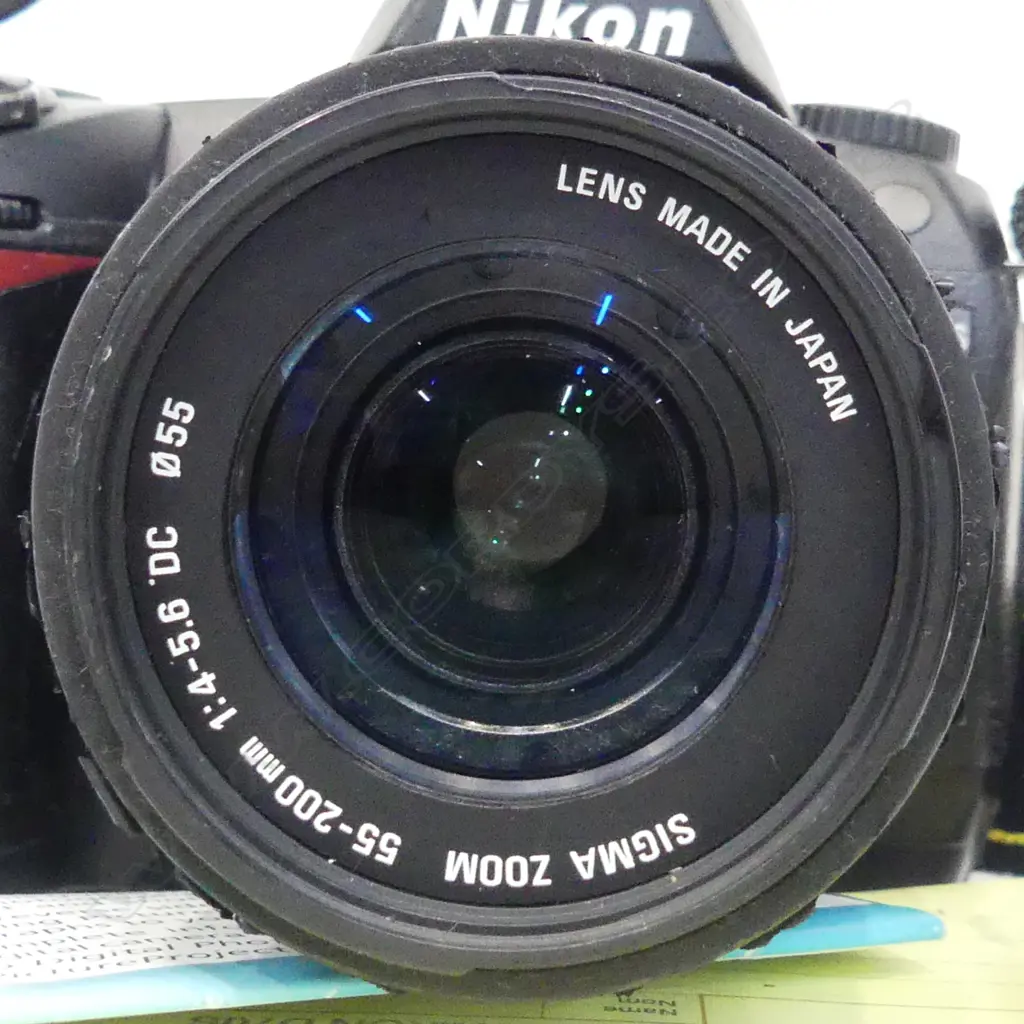 NIKON D70s DIGITAL SLR CAMERA + SIGMA LENS & MANUALS Image 1++