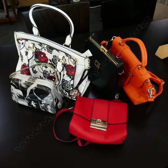 5 LADIES FASHION HANDBAGS
