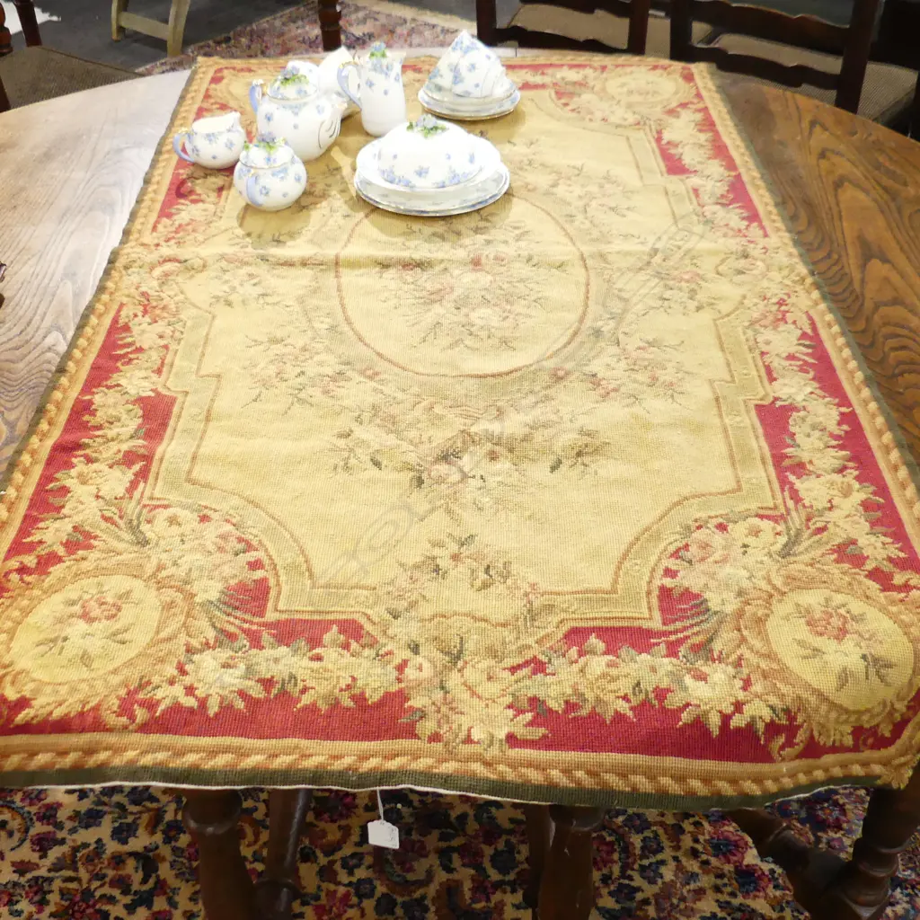 VINTAGE AUBUSSON TAPESTRY 1450x870mm Image 1++