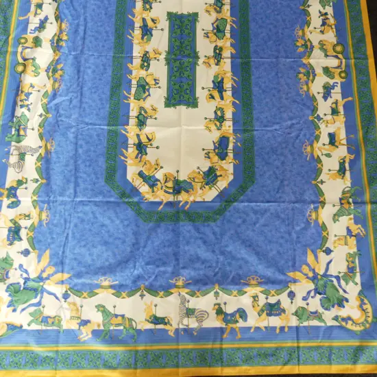 FRENCH BEAUVILLE TABLECLOTH 'LE CARROUSEL DE SOPHIE' 170x250cm