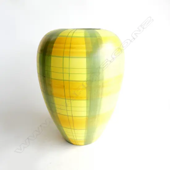 LRG COLOURFUL RETRO FLOOR VASE, H.370mm