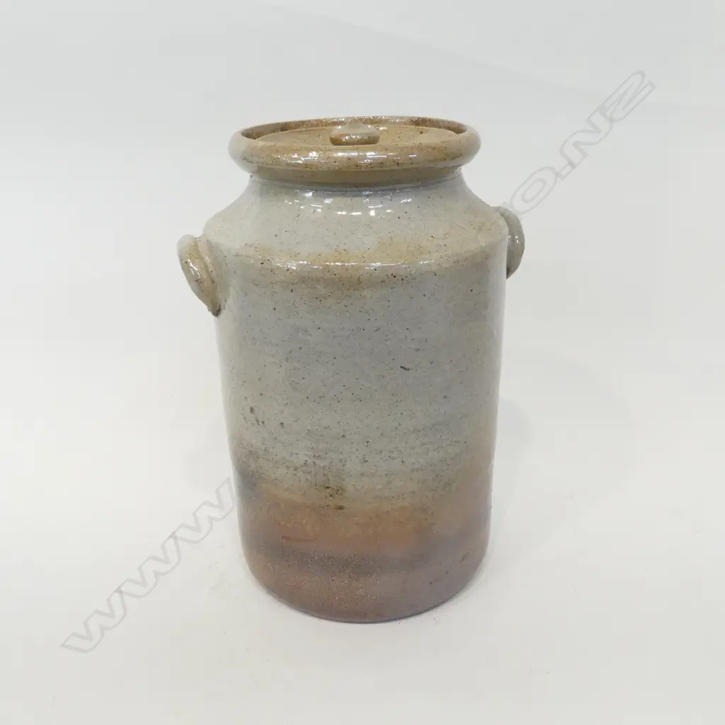 LARGE GLEN BEATIE COROMANDEL STORAGE CROCK H 330 MM Image 1++