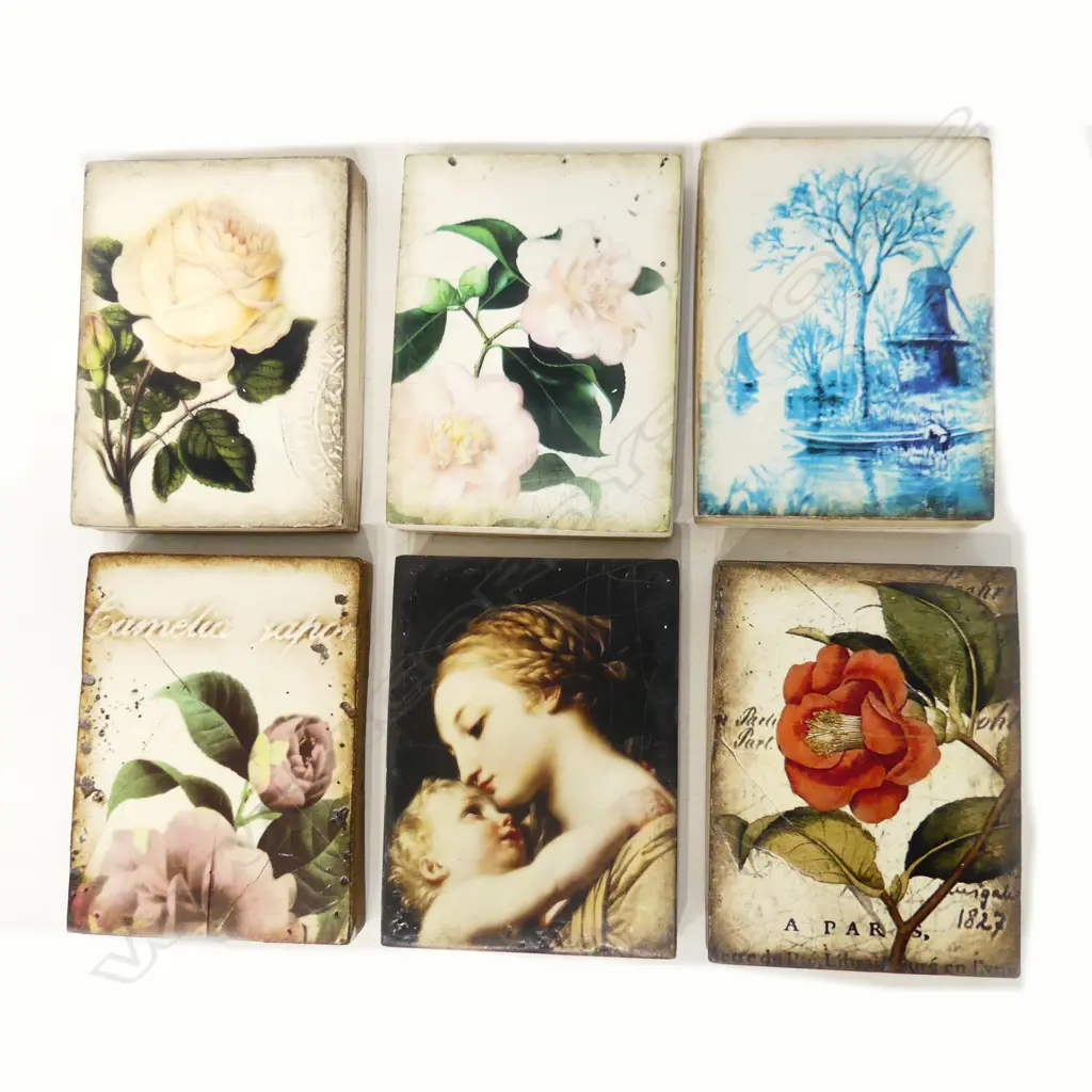 6 SID DICKENS MEMORY TILES 205x155mm Image 1++