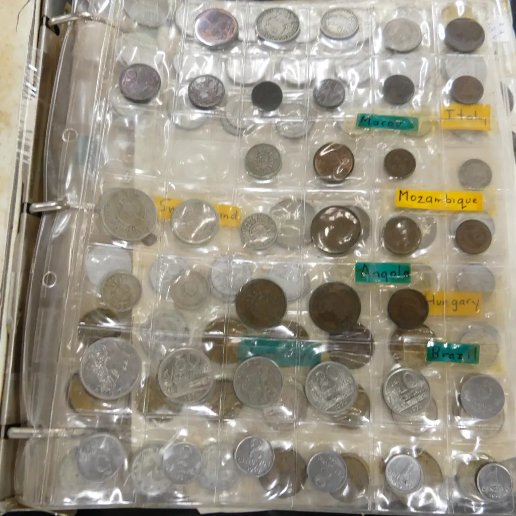 8 ASST. VINTAGE COIN ALBUMS Image 1++