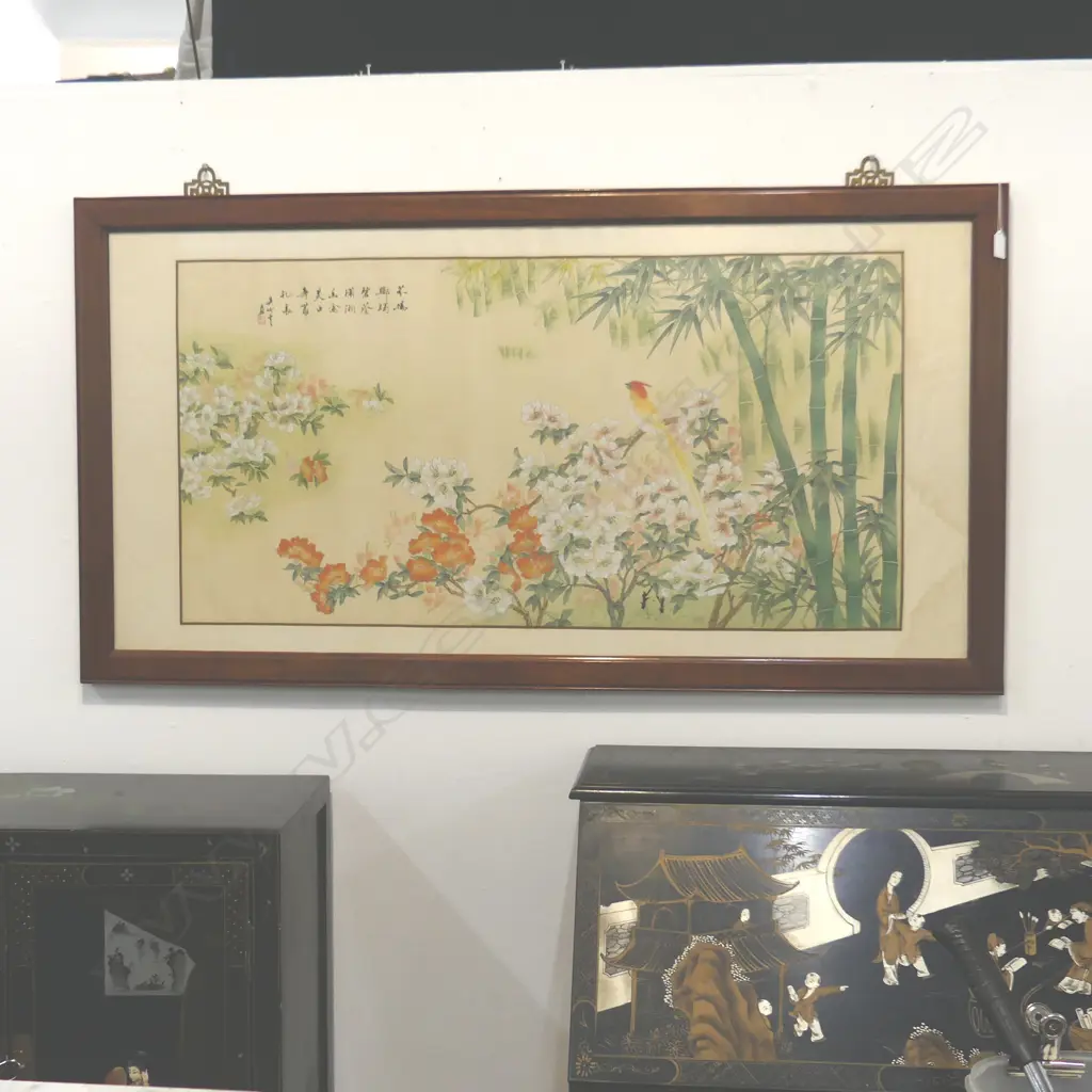 ORIENTAL W/C ARTWORK 510x1005mm Image 1++