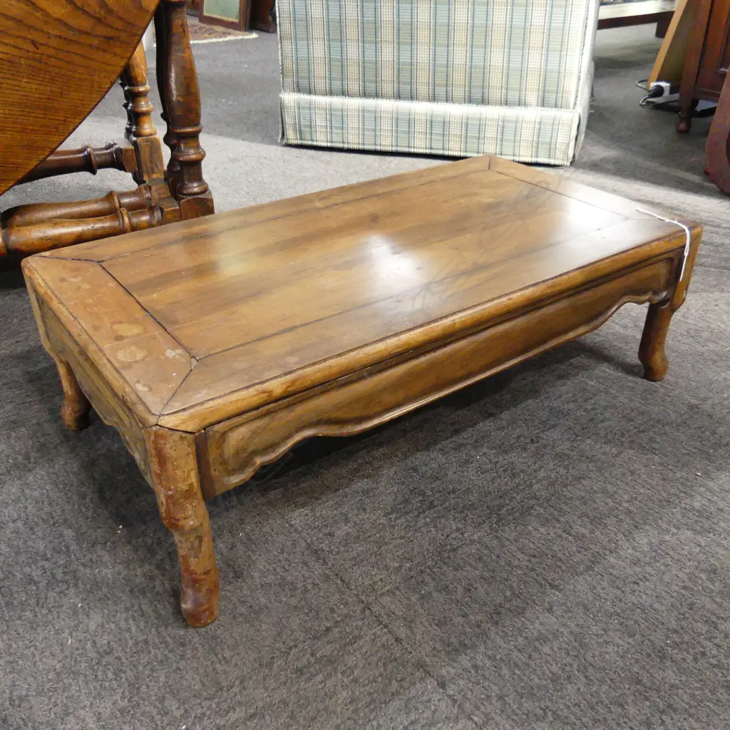 ANTIQUE CHINESE HARDWOOD LOW TABLE 765 x 410 x 240mm Image 1++