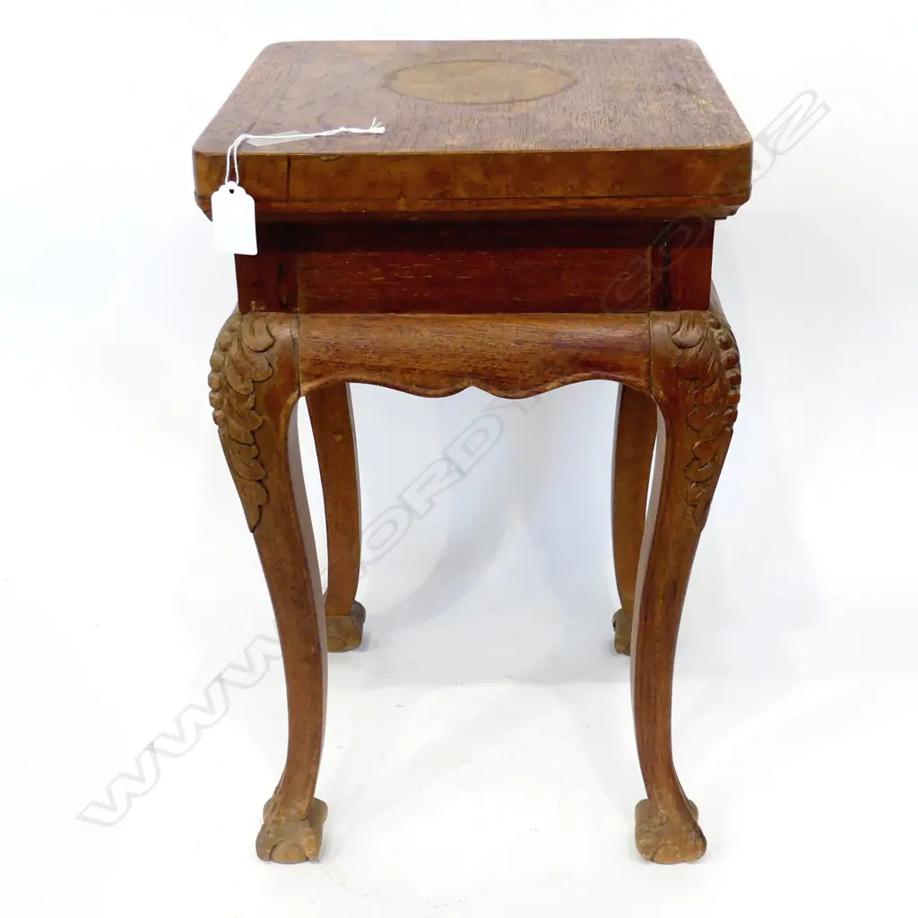 ORIENTAL HARDWOOD SIDE TABLE H.455mm Image 1++