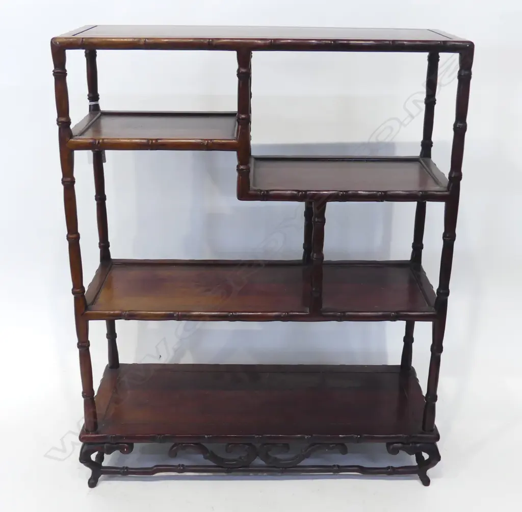 ORIENTAL ROSEWOOD SHELVES 480x200x585mm Image 1++