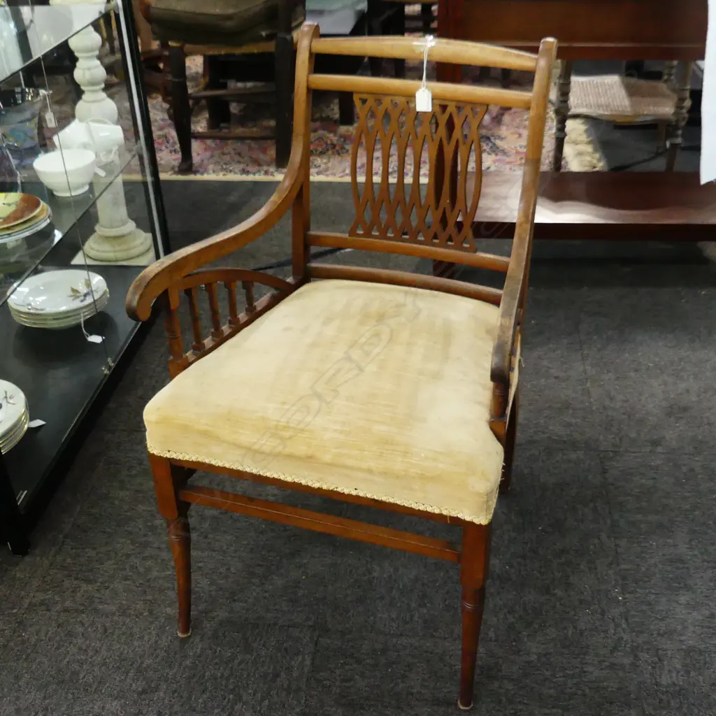 EDWARDIAN ARM CHAIR Image 1++